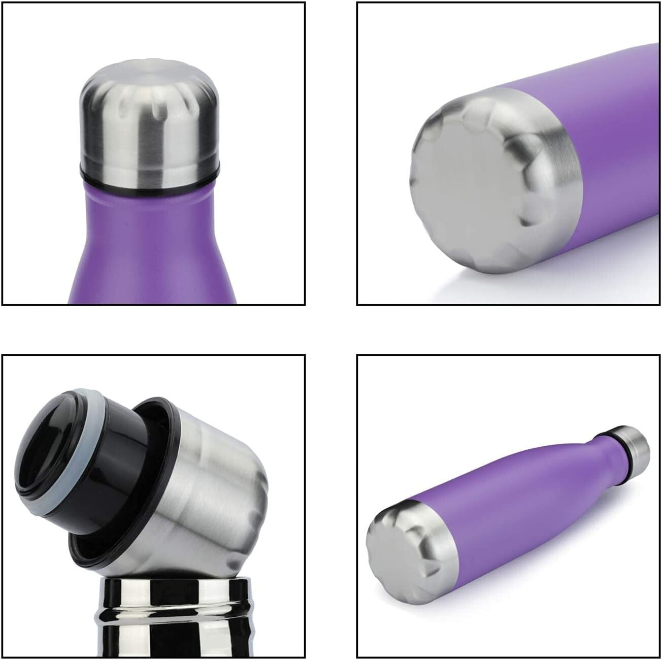 17oz Sport Water Bottle 12-Pack with Leak-Proof Sports Cap - Stay Hydrated