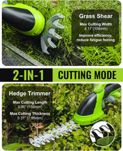 Load image into Gallery viewer, Lightweight 2-in-1 Trimmer: Cordless Grass Shear &amp; Shrub Cutter - Easy to Use