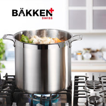 Load image into Gallery viewer, High-Quality 20 Quart Induction-Ready Stockpot - Riveted Handles &amp; Easy to Clean