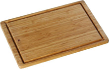Load image into Gallery viewer, Rectangular Bamboo Cutting Board with Juice Rim - 45 x 30 cm for Kitchen Prep
