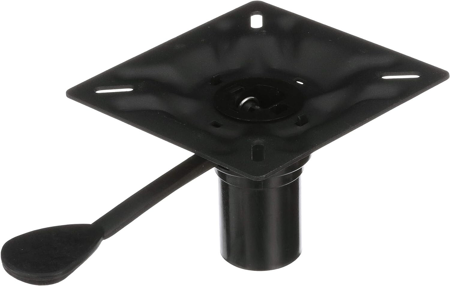 Adjustable Boat Seat Mount with 3-Degree Tilt - Durable Steel Construction