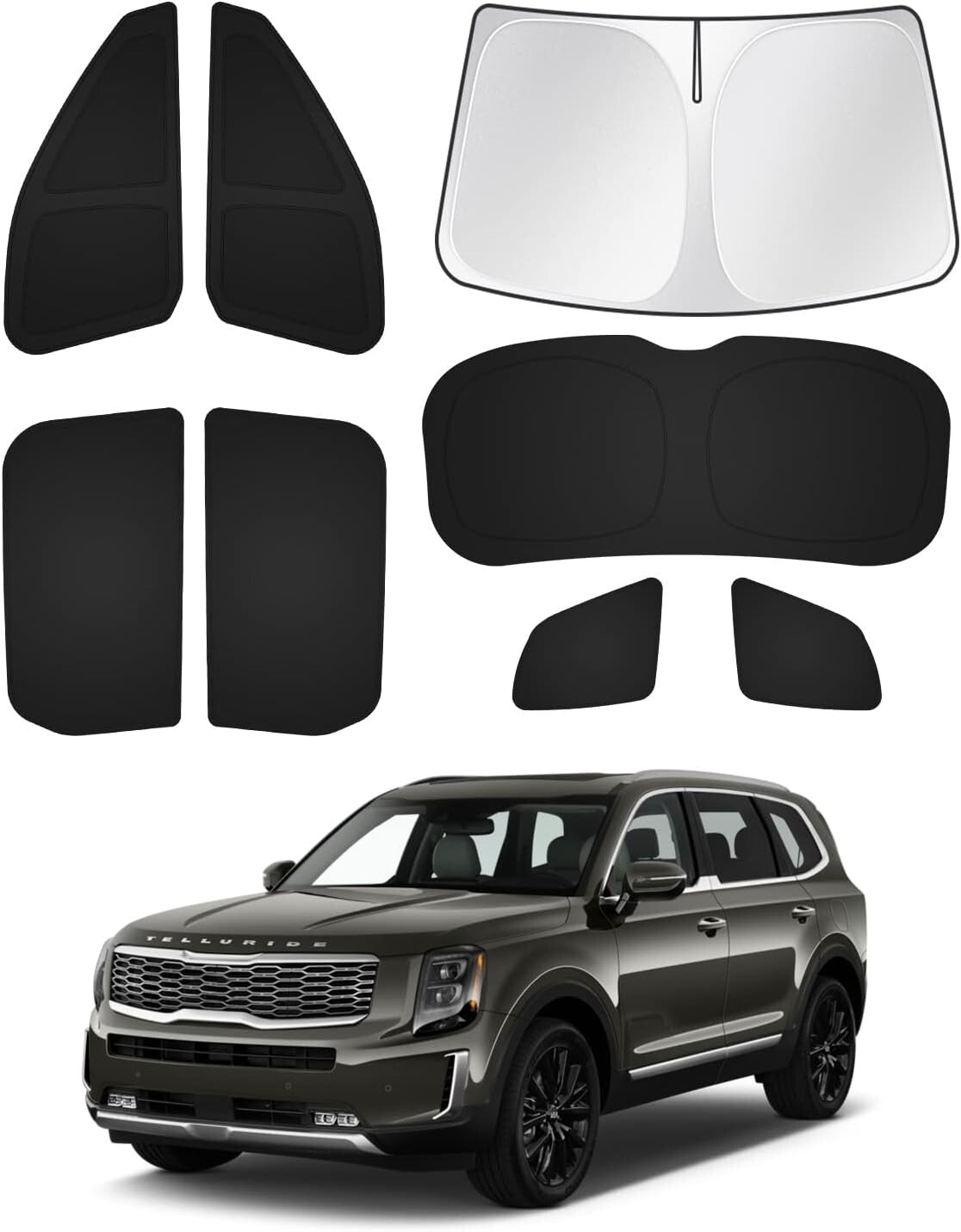 2020-2025 Kia Telluride Foldable Windshield Sun Shade - Effective Heat Defense