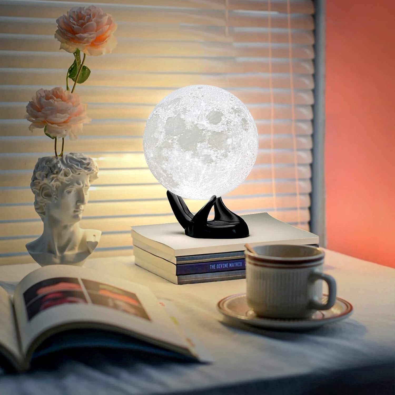 Whimsical 3D Moon Lamp with Remote Control - Ideal Gift for Teen Girls & Boys