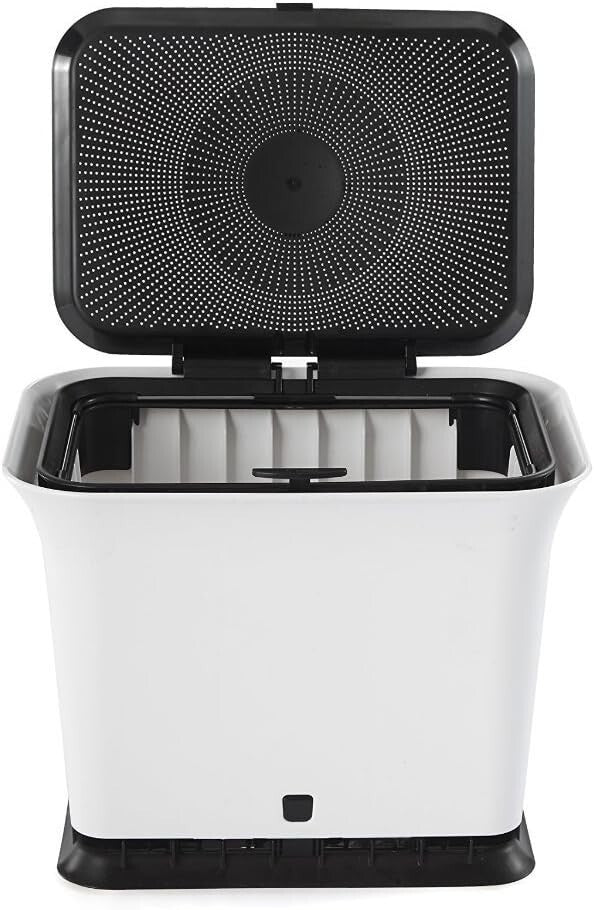 Fresh Air Kitchen Compost Collector with Compostable Bags - Stylish & Functional