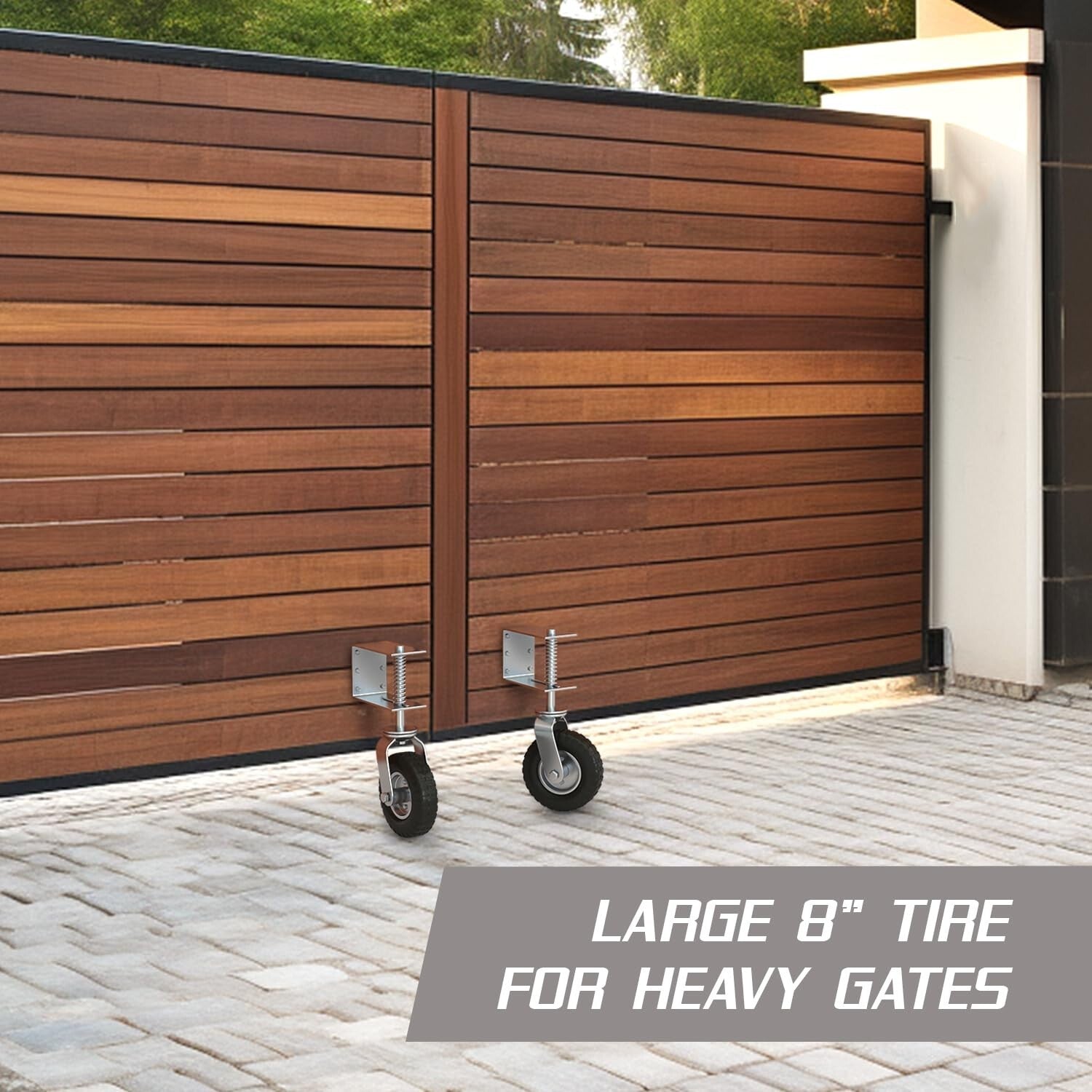 360-Degree Swivel Heavy Duty Gate Wheel for Smooth Operation on Cumbersome Gates