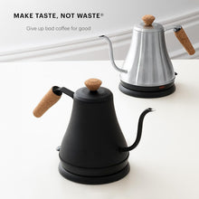 Load image into Gallery viewer, 27oz Electric Gooseneck Kettle in Matte Black for Precision Pour Over Brewing