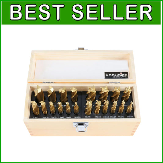 All-in-One 20 Pc HSS End Mill Set with 2 & 4 Flute Options, Up to 3/4'' Diameter