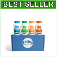 Load image into Gallery viewer, Zellie's Low-Calorie Xylitol Gum | 100 Count 4 Flavor Pack - Dentist Recommended