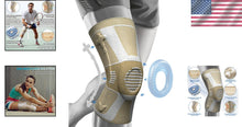 Load image into Gallery viewer, Lightweight Knee Support with Stabilizers - Ideal for Arthritis &amp; ACL Recovery