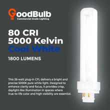 Load image into Gallery viewer, Energy-Efficient 10-Pack 26W CFLs – Ideal for Can Lighting with G24Q-3 Base