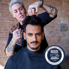 Load image into Gallery viewer, 12oz Fiber Pomade with Low Shine Finish - Reworkable Hold for Versatile Styles