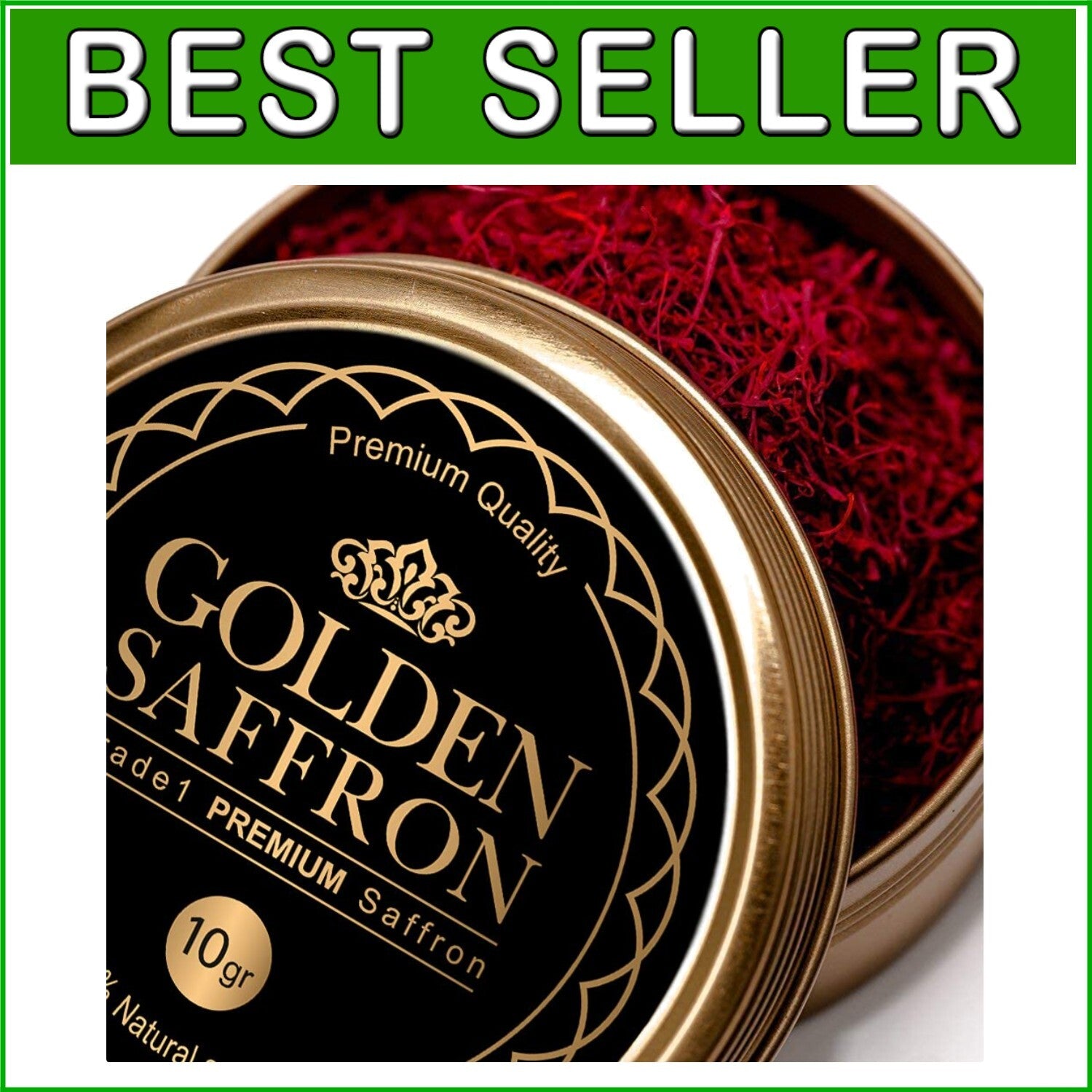 Finest Pure Super Negin Saffron, Hand-Picked - Perfect for Culinary Delights
