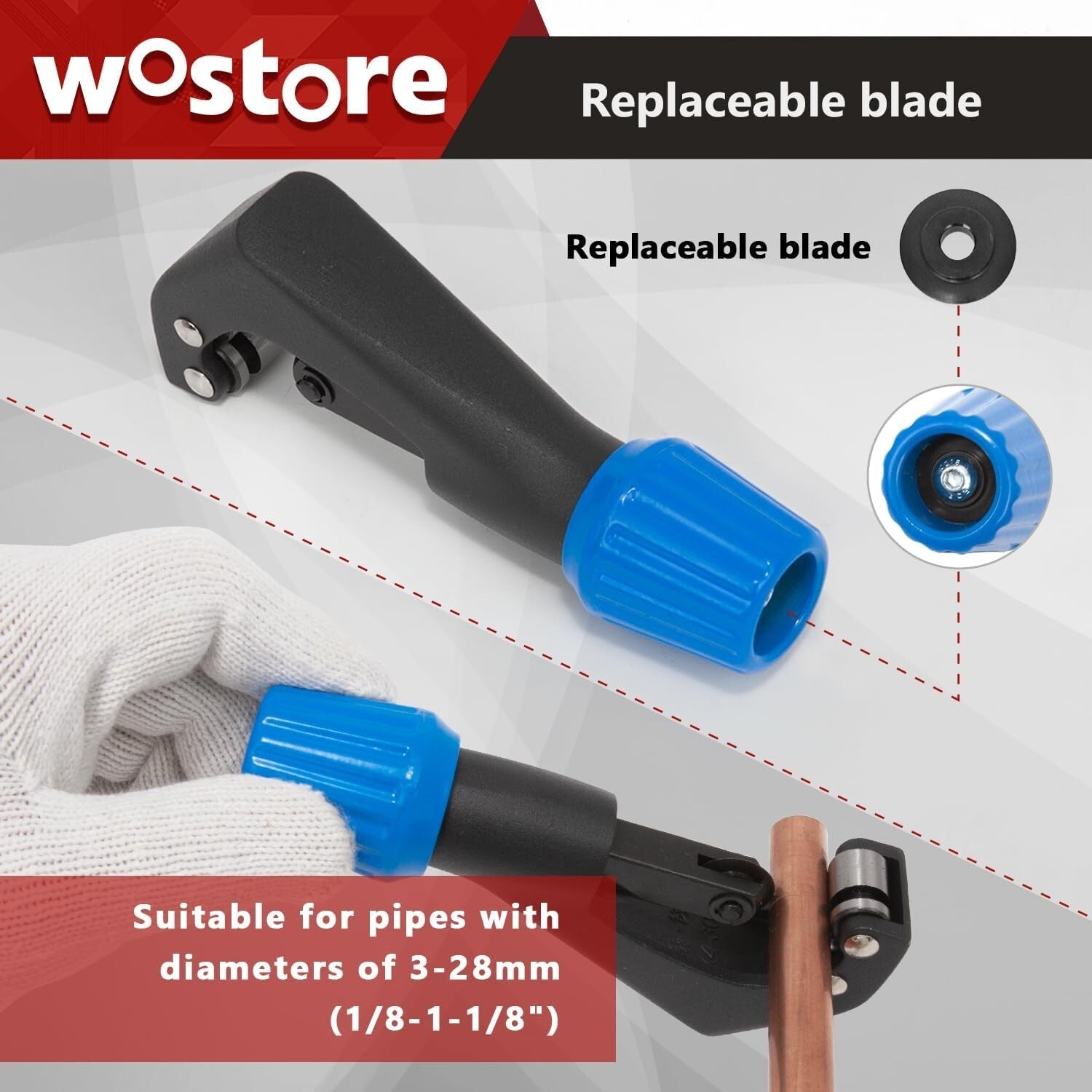 9 Dies Complete Flaring Swage Tool Kit with Tubing Cutter & Ratchet Wrench