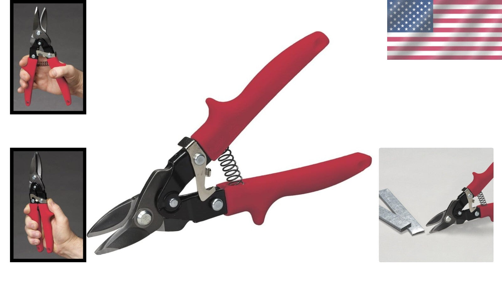 Professional Quality Bulldog Aviation Snip - Ambidextrous Handle & Durable