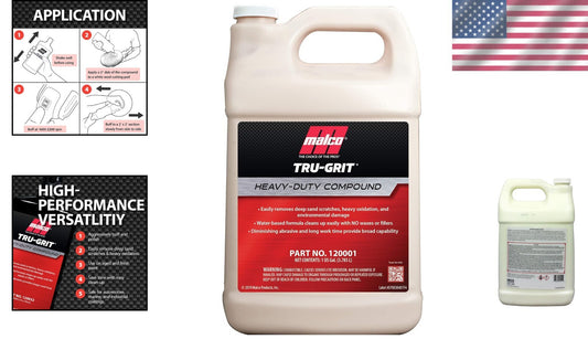 1 Gallon Tru Grit Polish - Eliminate 1000-1500 Grit Sand Scratches with Ease
