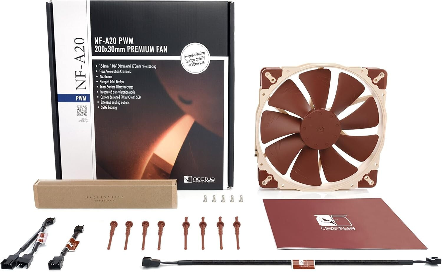 High Airflow 200x30mm PWM Fan with Advanced Acoustic Optimization - 800 RPM