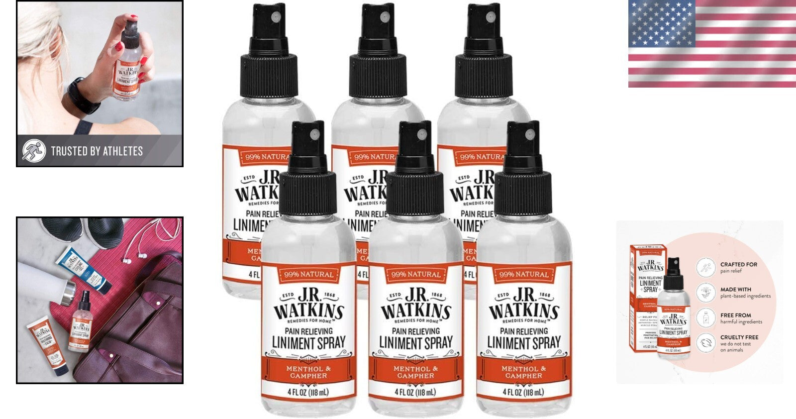 Original Pain Relieving Spray - Fast Acting Muscle Relief for Arthritis Aches