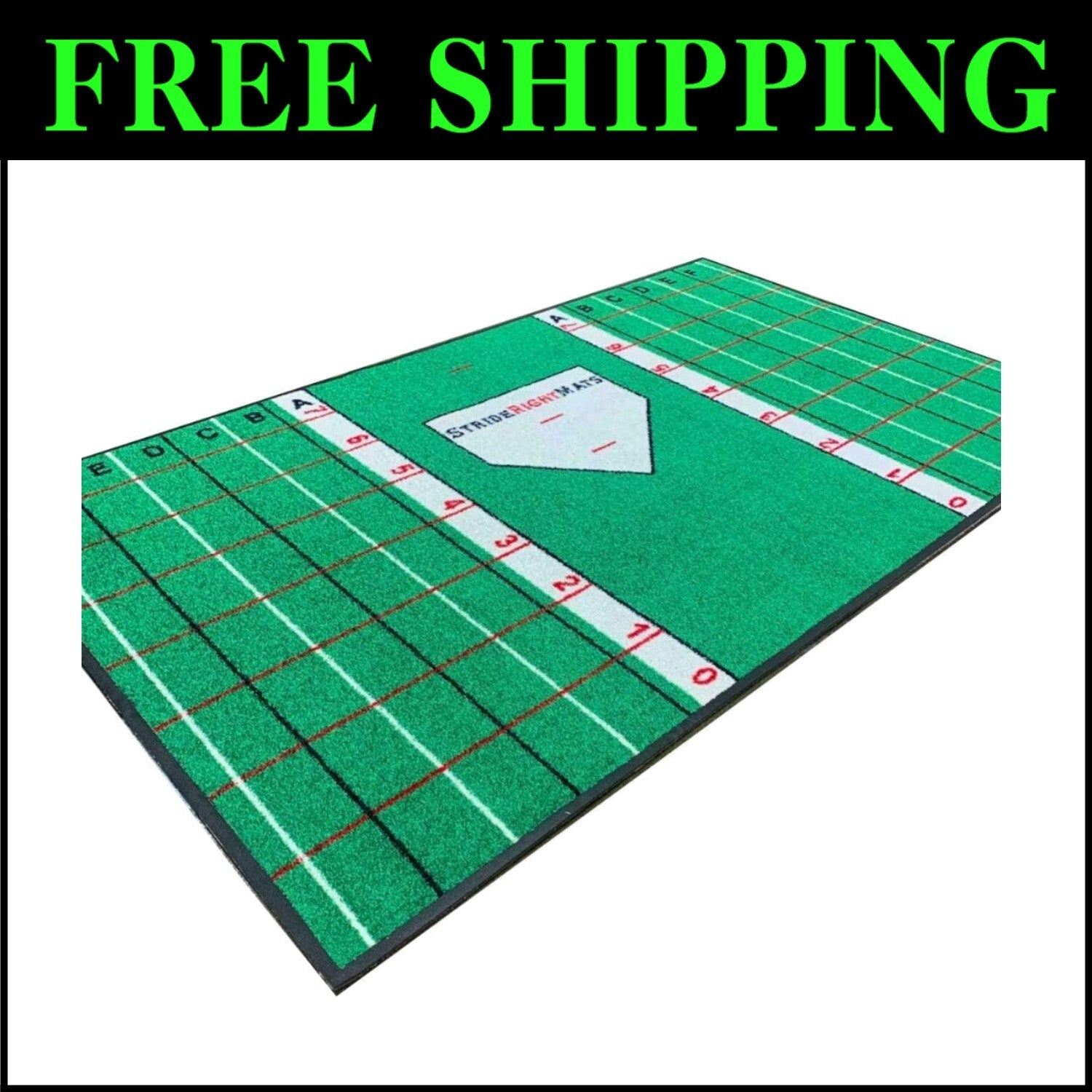 Durable Baseball & Softball Training Mat - Boost Swing Confidence and Technique