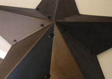 Load image into Gallery viewer, Sturdy 48 Inch Galvanized Metal Star - Ideal for Rustic and Patriotic Homes