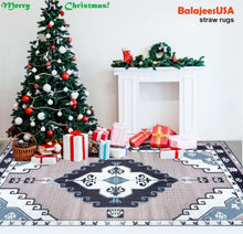 Load image into Gallery viewer, Lightweight Portable Outdoor Rug - 6x9 ft Waterproof Straw Mat for All Occasions