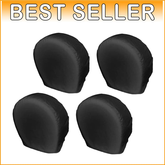 All-Season Tire Covers for SUVs, Trailers & Campers - 4 Covers 35''-38.75''