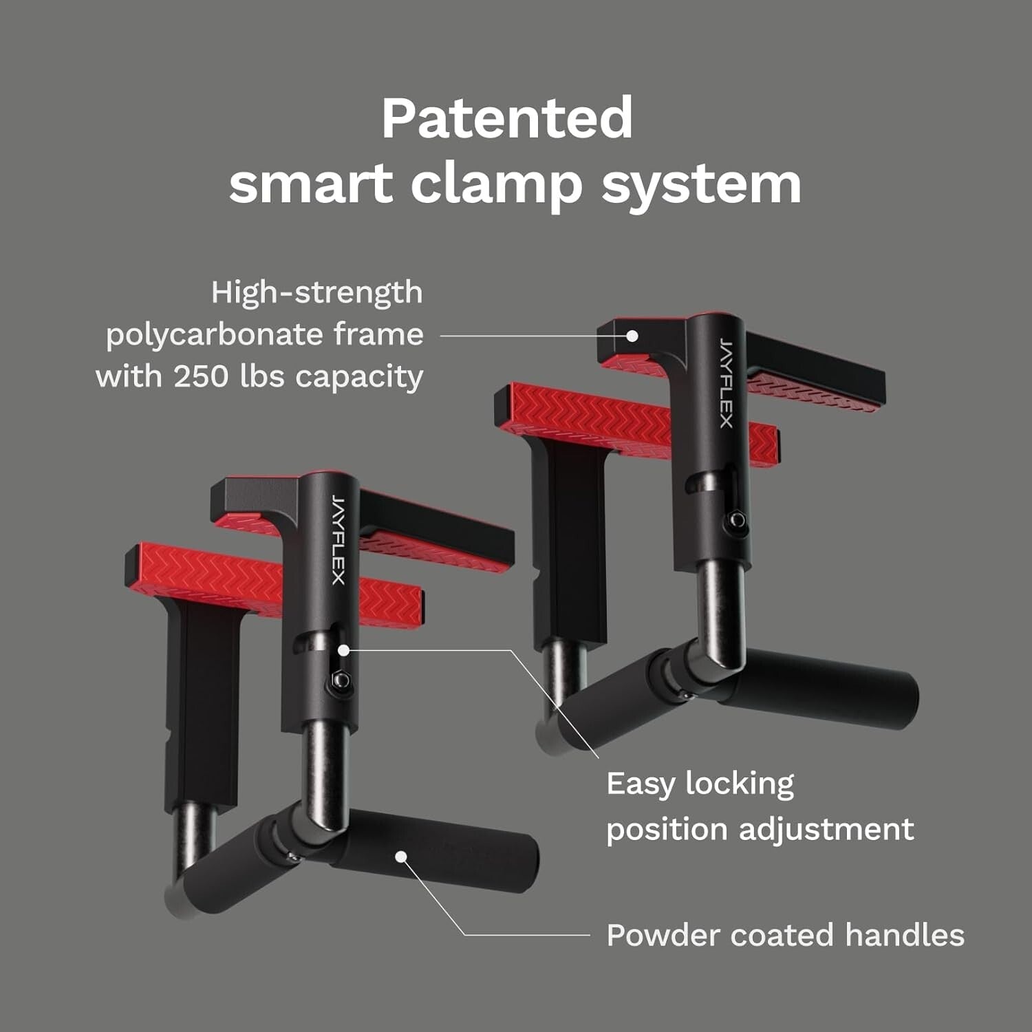 CrossGrips Door Pull Up Bar - No Screw Lightweight Fitness Solution for Adults
