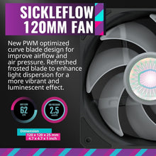 Load image into Gallery viewer, MasterLiquid ML240L RGB V2 AIO Liquid Cooler - 240mm, Dual Chamber Efficiency