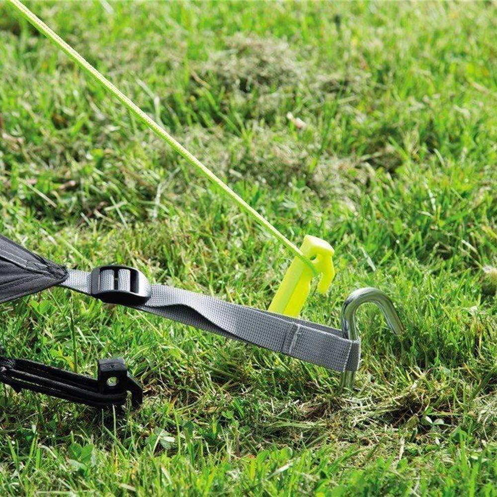 Durable 100-Pack Galvanized Steel Tent Stakes - Perfect for Camping & Gardening