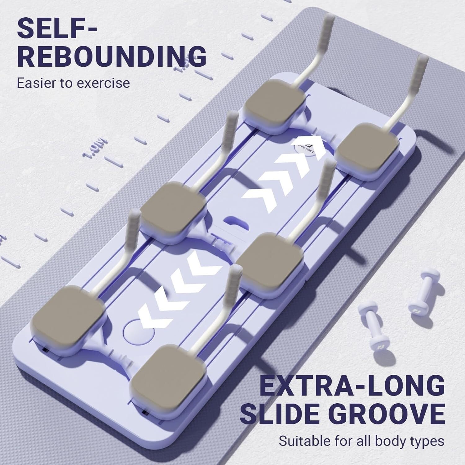 Versatile Pilates Sliding Board for Full Body Training – 5 in 1 Experience