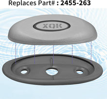 Load image into Gallery viewer, Grey Spa Pillow Inserts - 4-Pack with Support for Jacuzzi J-300 Series Hot Tubs