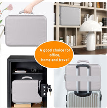 Load image into Gallery viewer, 5200°F Fireproof Document Organizer with Lock - Waterproof Travel Safe Storage