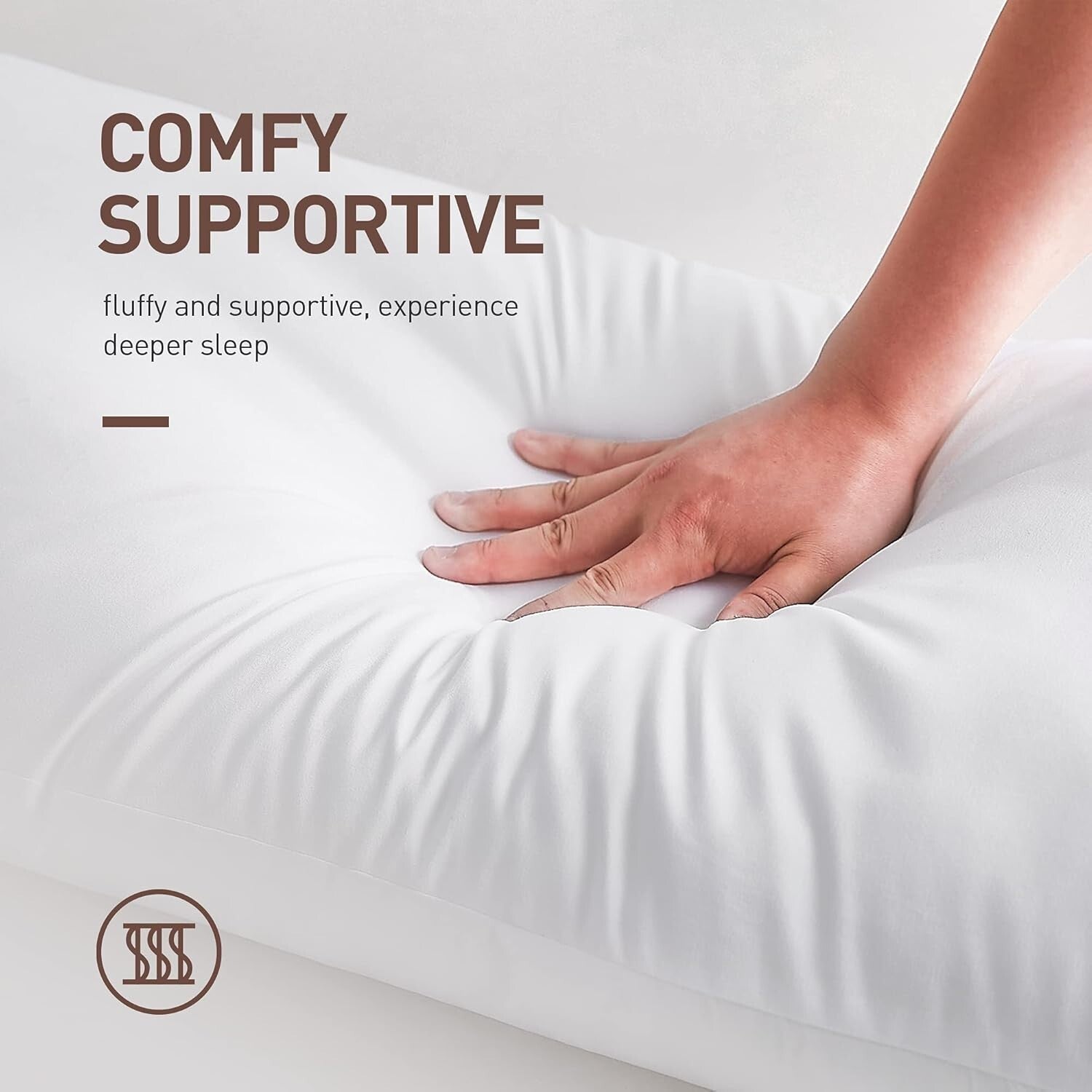 Comforting 20x60” Premium Body Pillow for Adults - Ideal for Pregnancy & Sleep