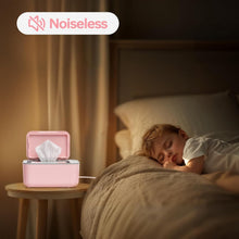 Load image into Gallery viewer, Large Capacity Baby Wipe Warmer &amp; Dispenser with 3 Heat Modes in Pink