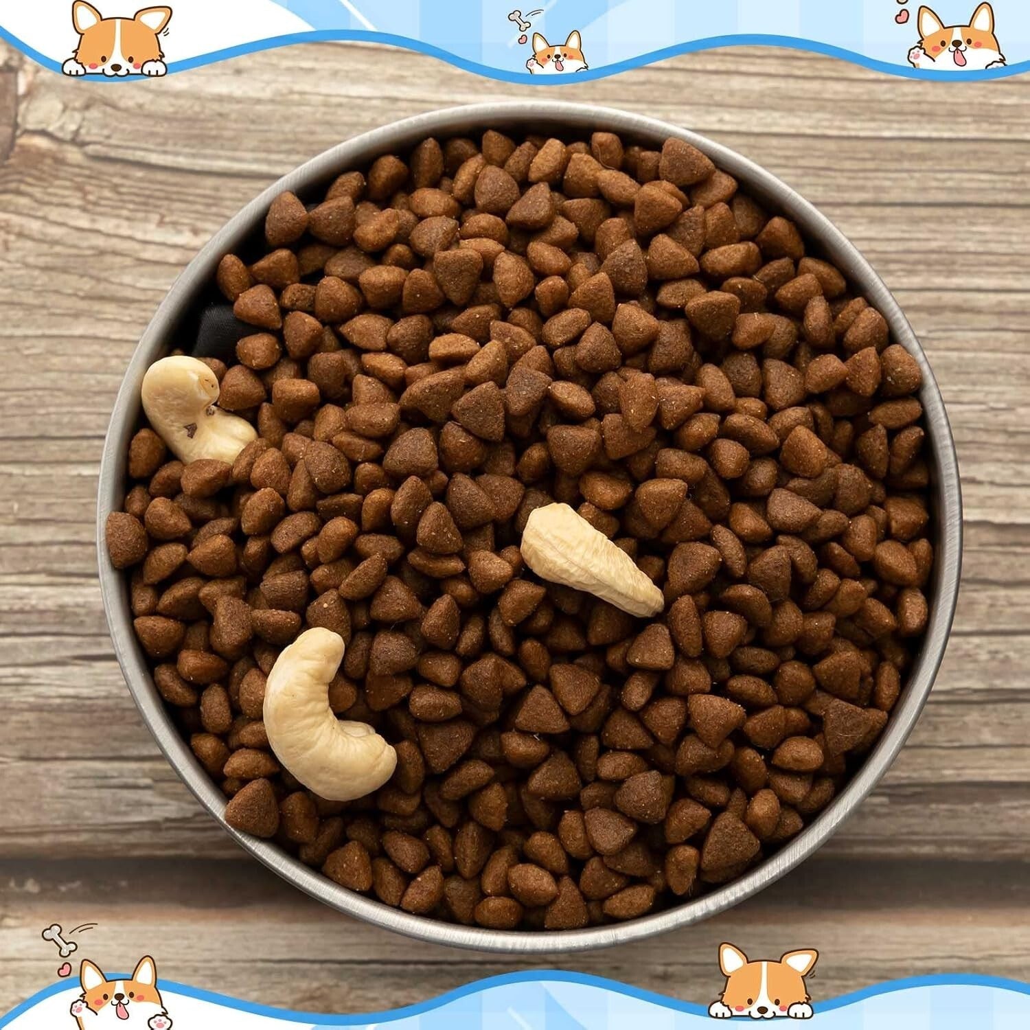 Durable Stainless Steel Pet Feeding Bowls with Clamp Holder - Spill Proof Set