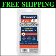 Load image into Gallery viewer, 16 Inch Chainsaw Chain - X-Cut SP33G, Low Kickback, Perfect for Arborists - 2pk