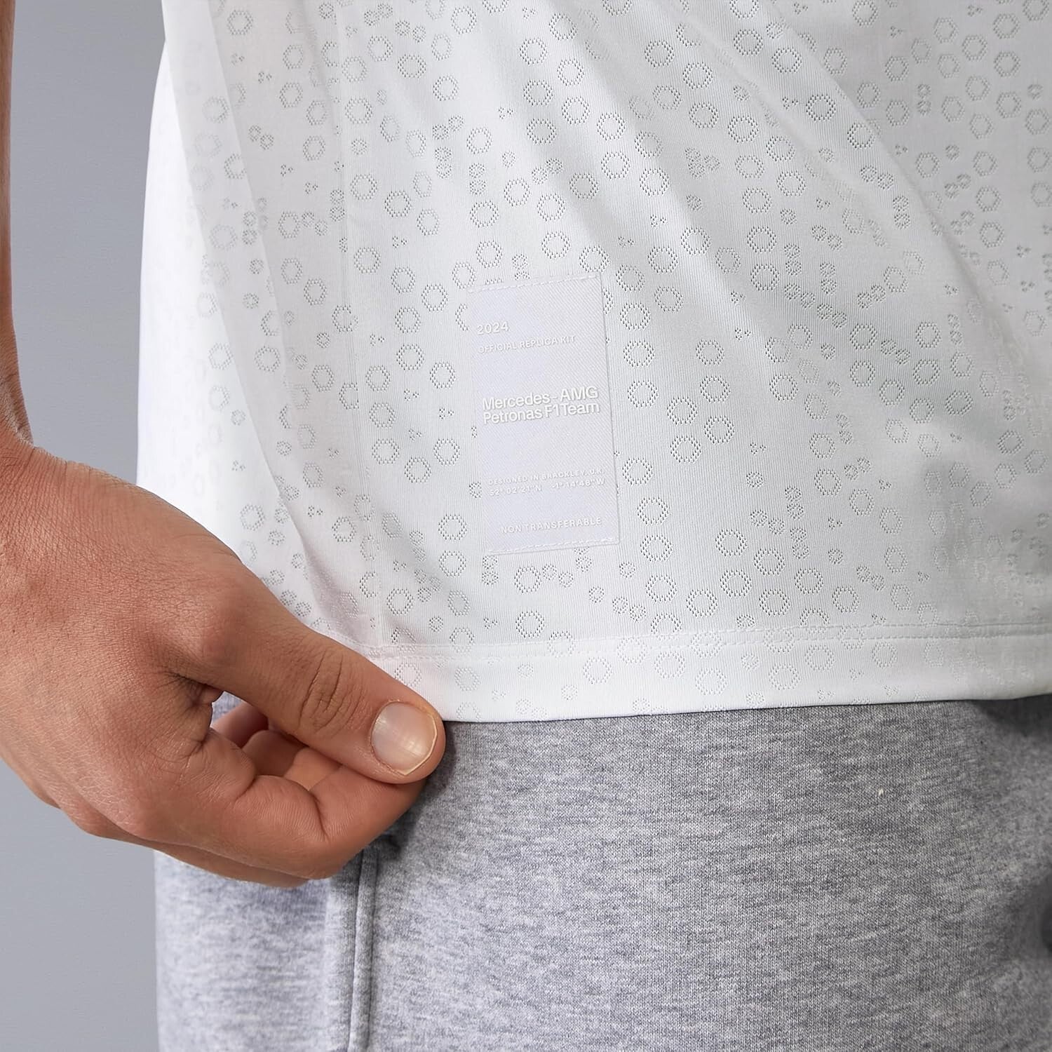 2024 F1 Men's Driver T-Shirt - Premium Polyester Blend & Stylish Details