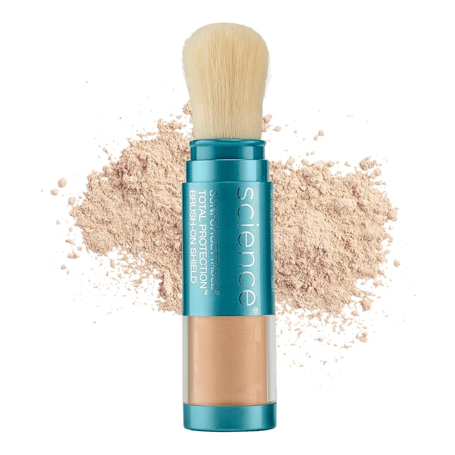 Sensitive Skin Approved SPF 50 Brush-On Mineral Sunscreen Powder - Compact Size