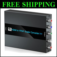 Load image into Gallery viewer, Ultra HD 4K HDMI to YPbPr Converter for CRT TV, Scales Multiple Resolutions