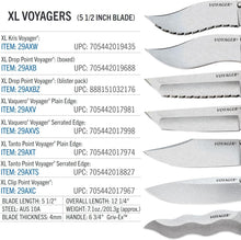 Load image into Gallery viewer, Durable XL Voyager Folding Knife with Serrated Tanto Blade for Everyday Carry