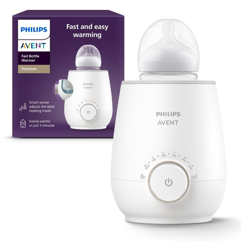 Compact Philips Bottle Warmer - Gentle Heating for Milk & Baby Food in Minutes