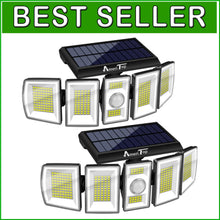 Load image into Gallery viewer, IP65 Waterproof Solar LED Motion Sensor Lights - 300 Bright Lights for Outdoors