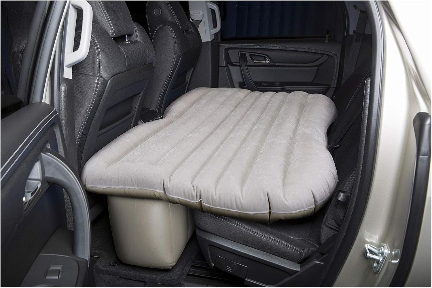 Collapsible Backseat Air Mattress - 300 lb Capacity with Quick Inflation Pump