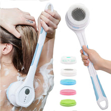 Load image into Gallery viewer, Luxury Electric Body Brush with Non-Slip Handle - 3 Speed Modes, 5 Brush Heads