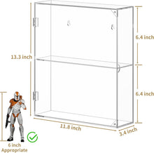 Load image into Gallery viewer, Pre-Assembled Acrylic Display Case for Funko Pop, Crystals &amp; More - 11.8" High