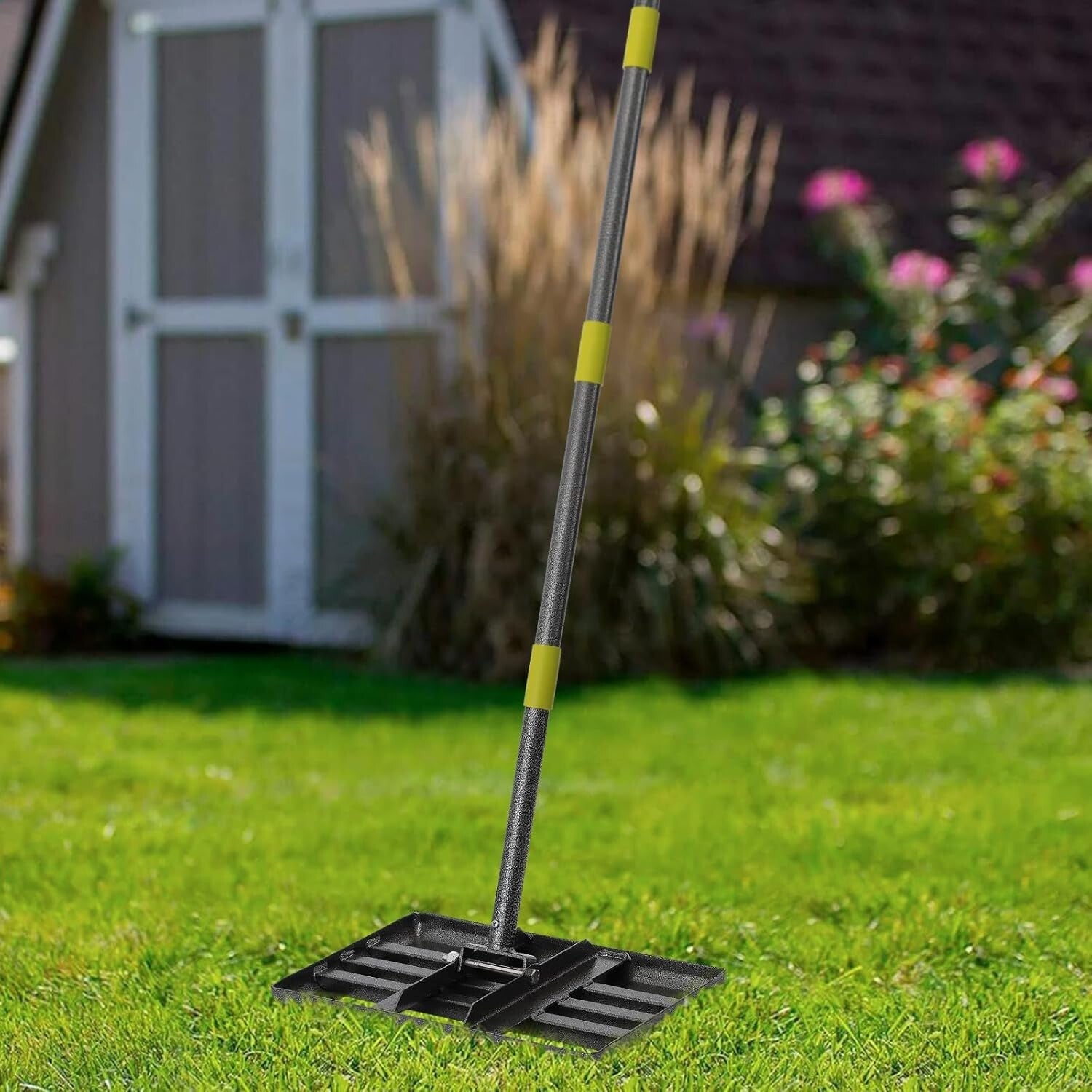 Heavy-Duty Lawn Leveling Tool with 72" Extra Long Handle for Easy Ground Care