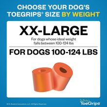 Load image into Gallery viewer, 20-Count Dog Toenail Grips - Instant Floor Traction for Senior Dogs - XXLarge