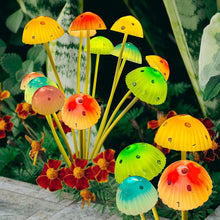 Load image into Gallery viewer, 48 LED Multicolor Solar Mushroom Lights Set - Perfect for Lawn and Patio