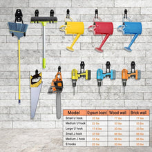 Load image into Gallery viewer, Versatile Wall-Mount Garage Hook Set with Anti-Slip &amp; Rust Resistant Features