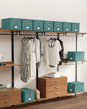 Load image into Gallery viewer, Modern 2-Pack Document Organizer with Lid for Letter/Legal Files in Forest Green