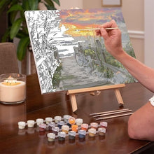 Load image into Gallery viewer, Complete Paint by Numbers Kit for Adults - Elegant Morning Ride Canvas Art